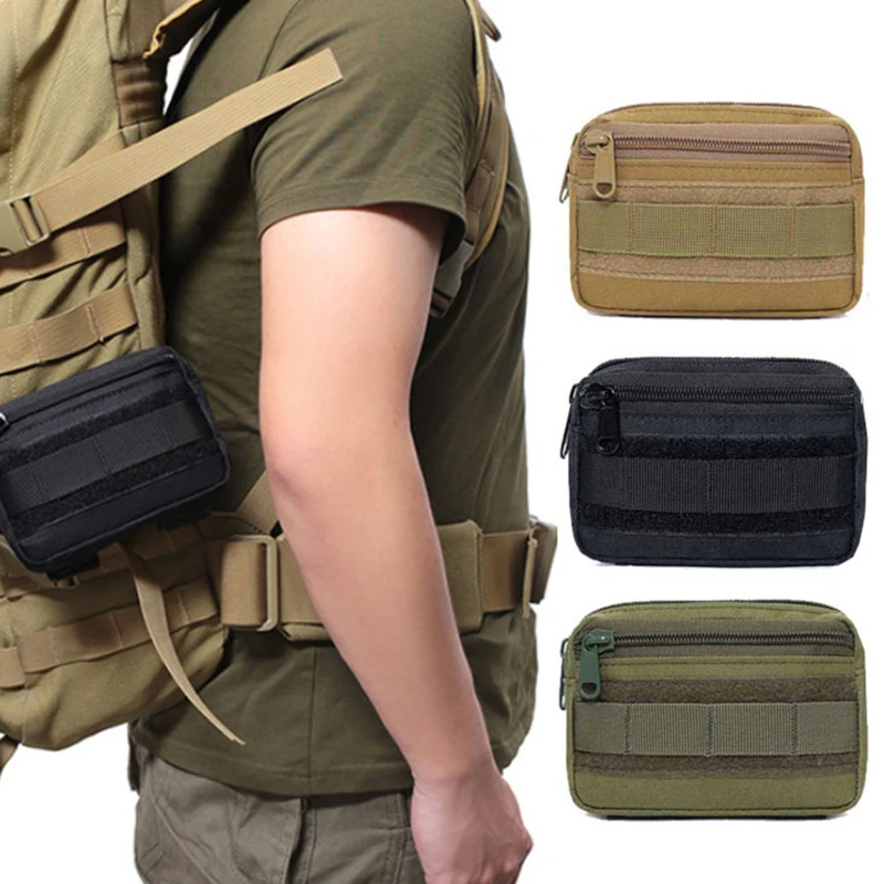 Travel Accessories Hip Belt - Doppellagige EDC-Tasche für Herren, Molle-Hüfttasche aus