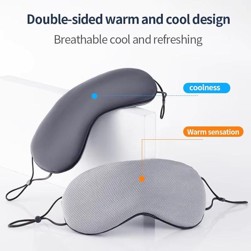 Eye Mask Sleep Travel - Schlafmaske im koreanischen Stil aus Eisseide,