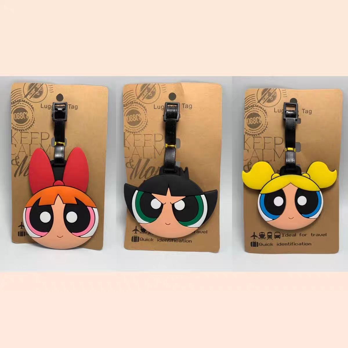 Travel Accessories And Bags - Anime Powerpuff Girls Taschenanhänger Kawaii Cartoon