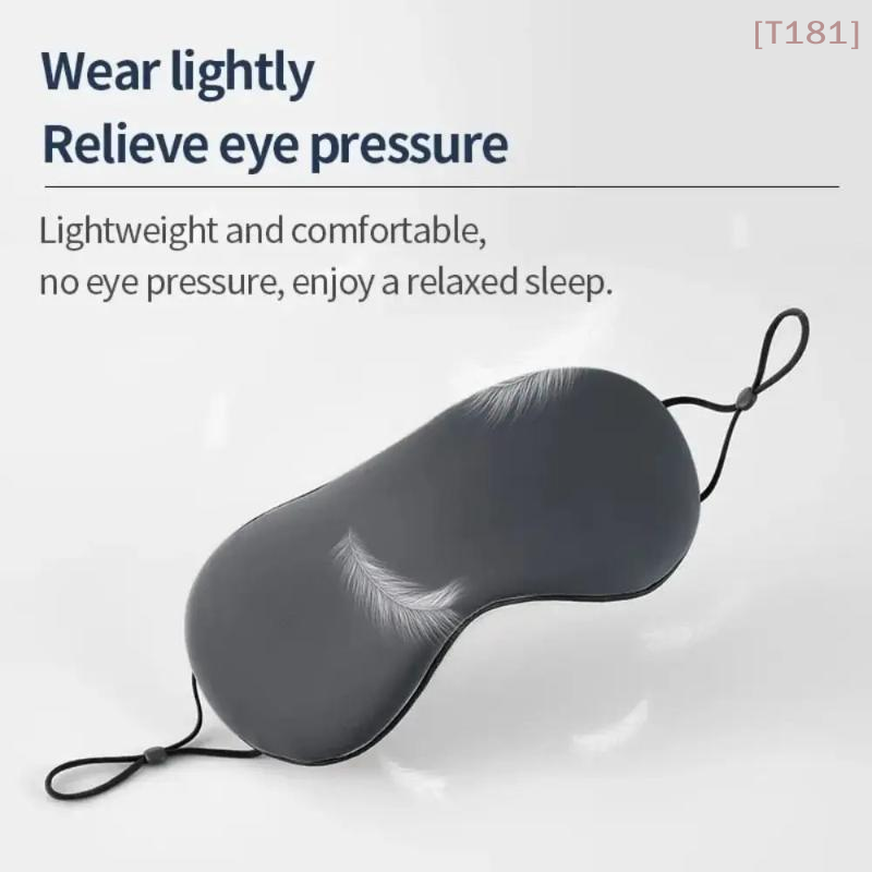 Eye Mask Sleep Travel - Eisseiden-Augenmaske, verstellbar, warm-kühl, doppelt verwendbar, atmungsaktive