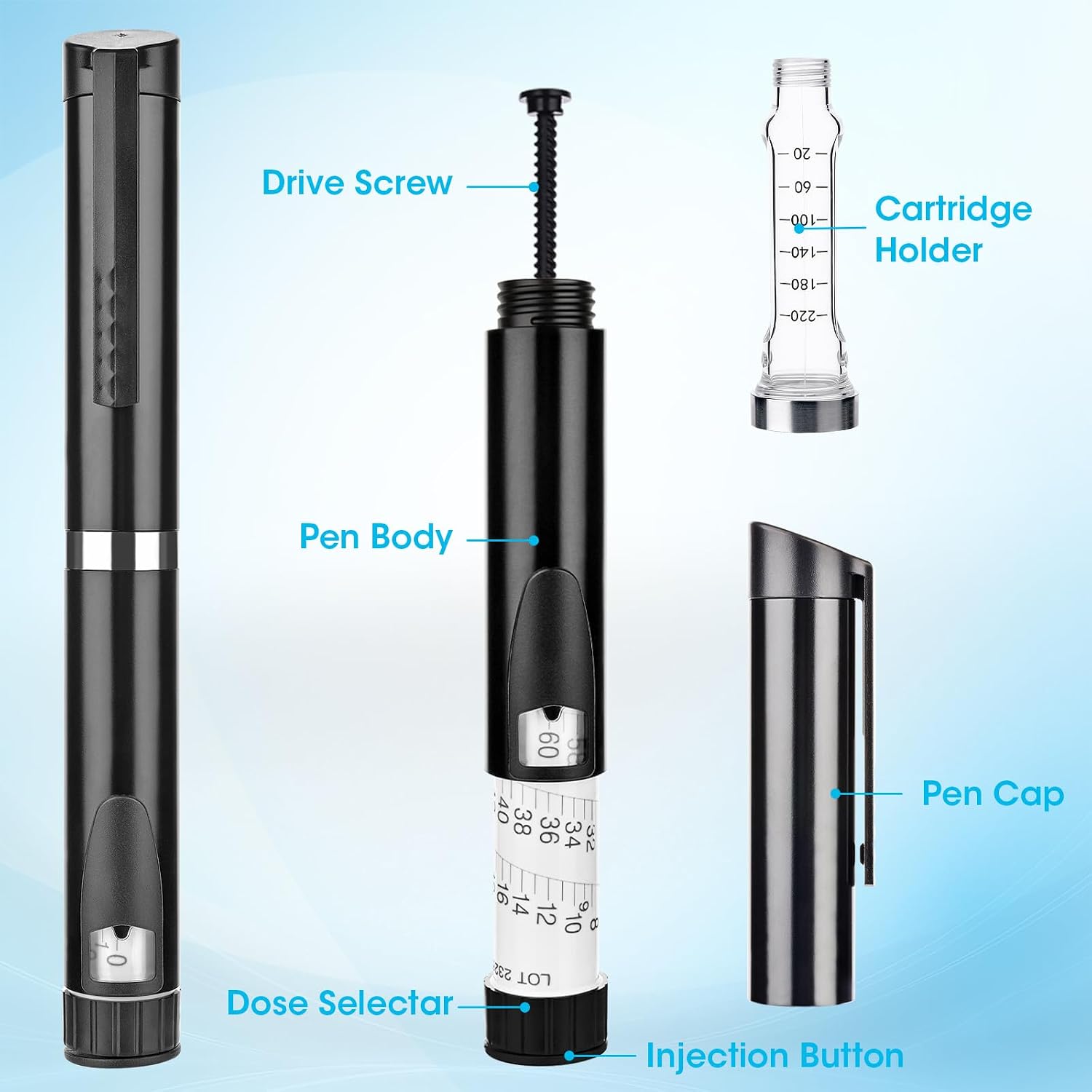 60 Einheiten Peptid-Pen-Injekt – Travel Accessories Useful Bewertung und Preis