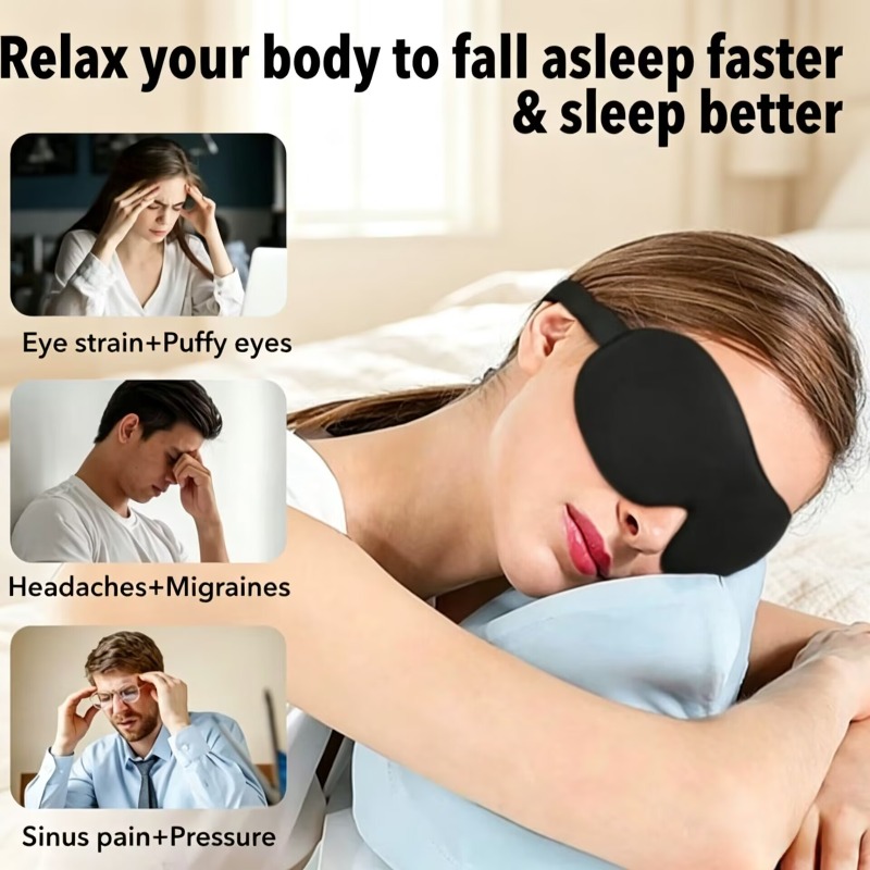 3D-Schlafmaske Augenbinde 2 St – Eye Mask Sleep Travel Bewertung und Preis