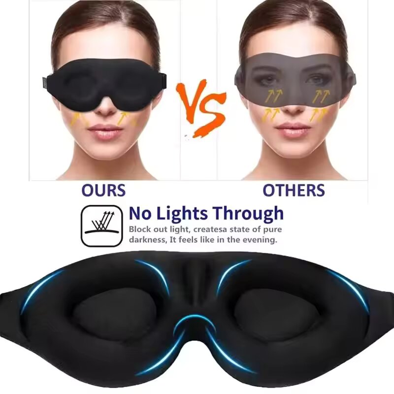 3D-Schlafmaske, Lichtblockiere – Eye Mask Sleep Travel Bewertung und Preis