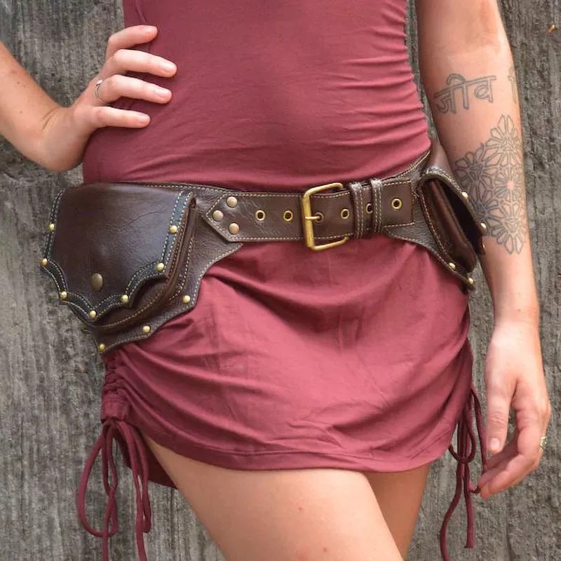 1pc Medieval Steampunk Leder T – Travel Accessories Hip Belt Bewertung und Preis