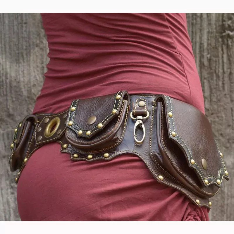 1pc Medieval Steampunk Leder T – Travel Accessories Hip Belt Bewertung und Preis