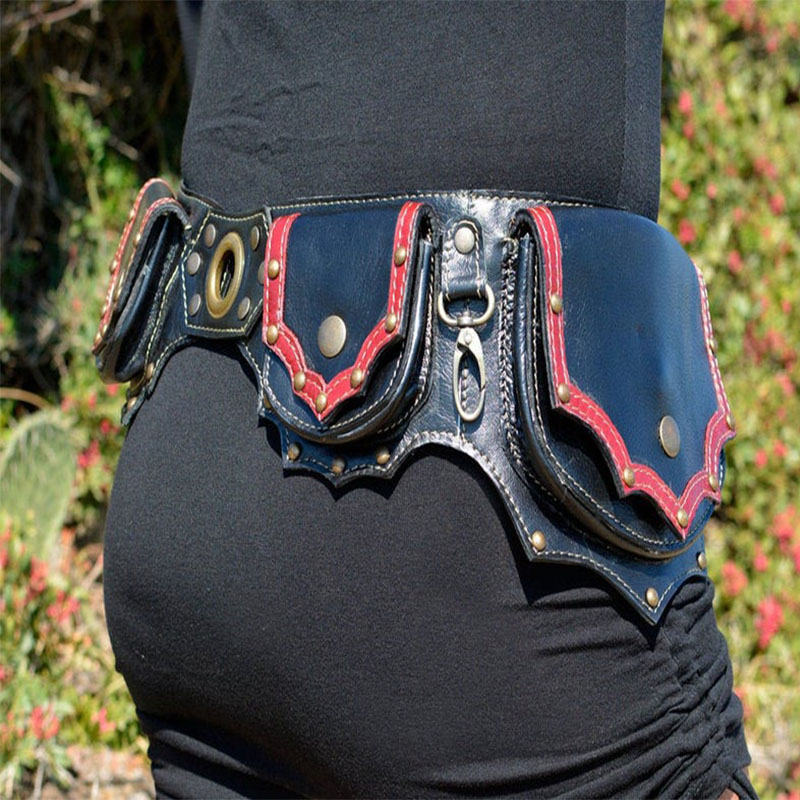Steampunk Handgemachte Leder U – Travel Accessories Hip Belt Bewertung und Preis