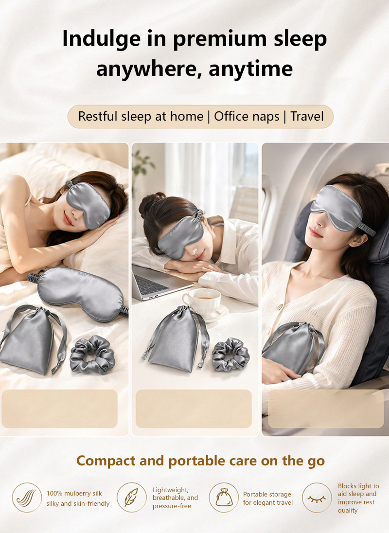 Doppelseitige Seiden-Schlafmas – Eye Mask Sleep Travel Bewertung und Preis