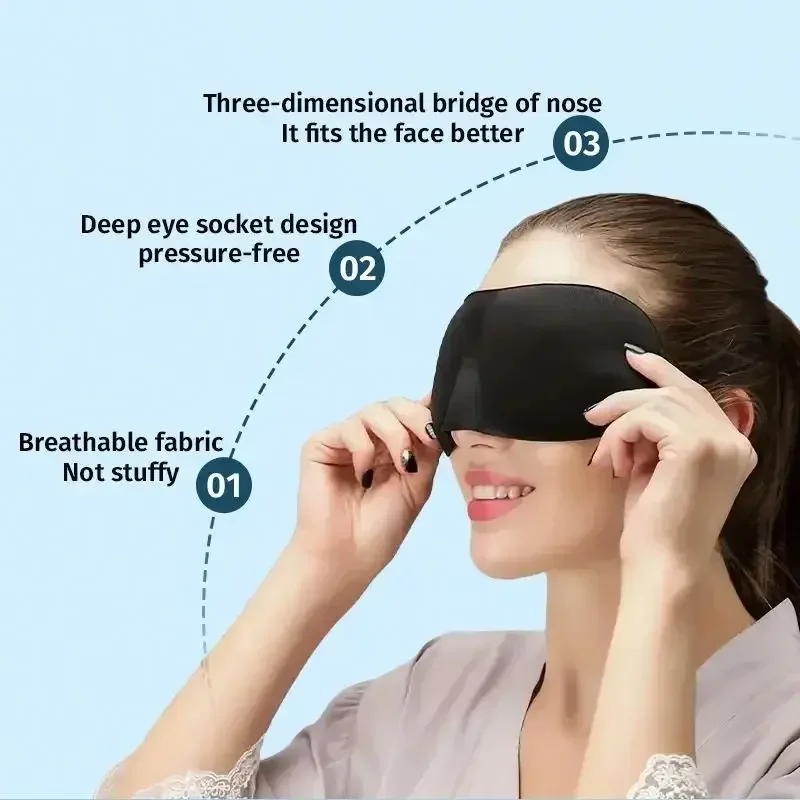 Schlafmaske mit Lichtblockieru – Eye Mask Sleep Travel Bewertung und Preis