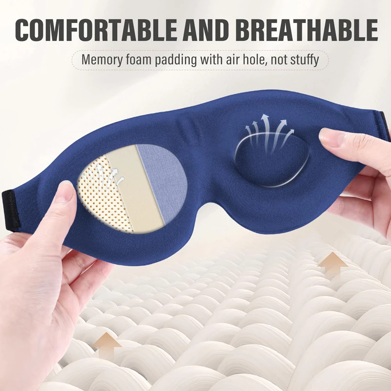 3D-Nachtschlafmaske, atmungsak – Eye Mask Sleep Travel Bewertung und Preis