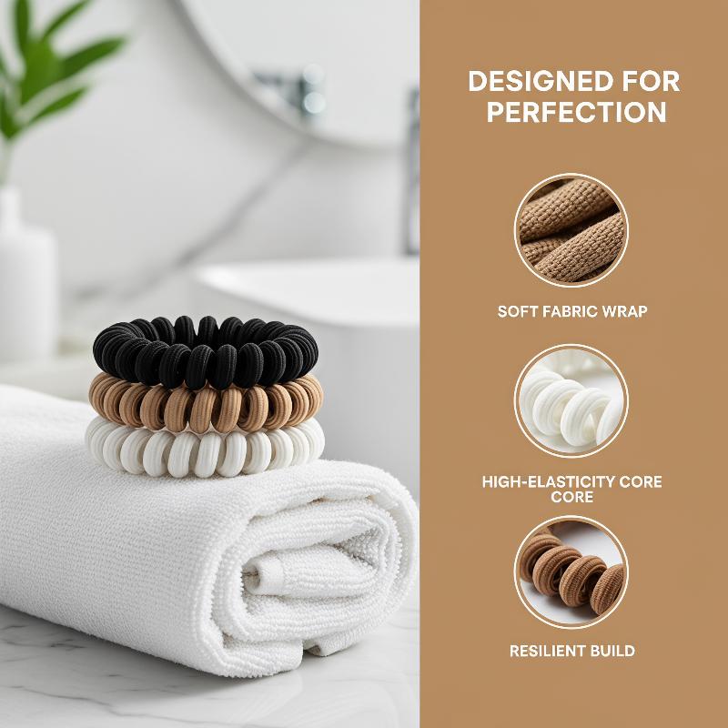 Spiralförmige Haargummis Ohne  – Travel Accessories Useful Bewertung und Preis