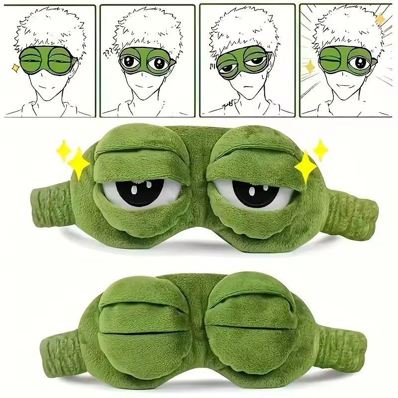 3D-Frosch-Schlafmaske, Natürli – Eye Mask Sleep Travel Bewertung und Preis