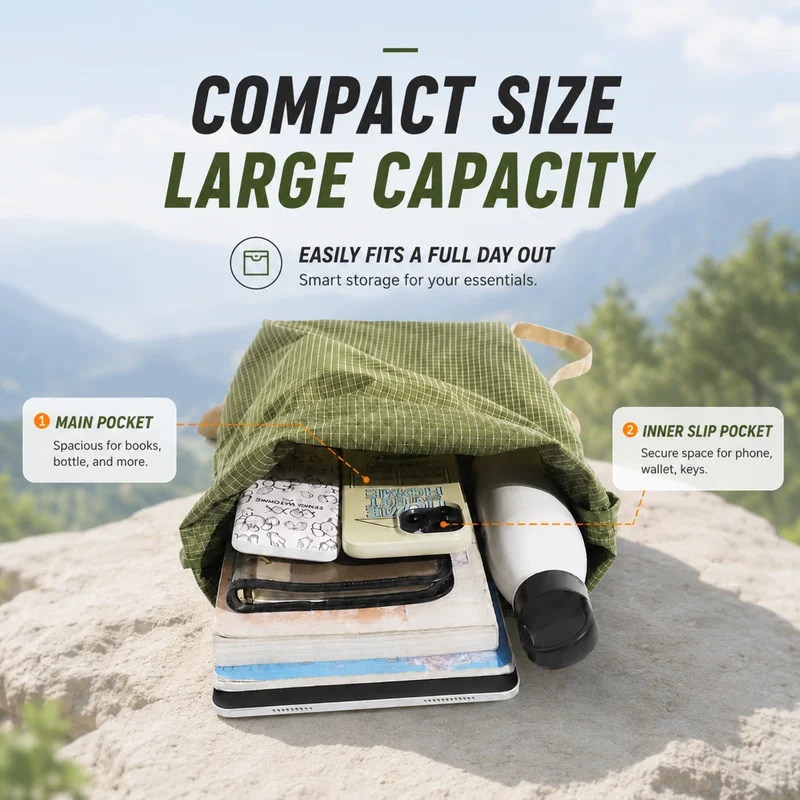 Outdoor-Wanderrucksack Leichte – Packable Daypack Foldable Bewertung und Preis